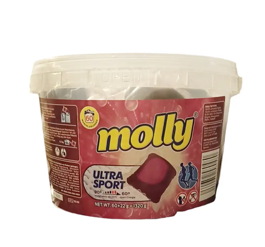 Капсули для прання Molly Ultra Sport, 60шт.