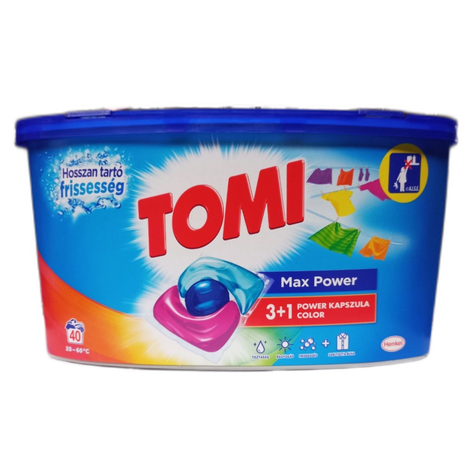 Капсули для прання Tomi 3in1 Color, 40+28шт.