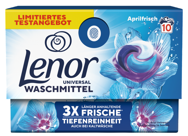 Капсулы для стирки, Lenor Aprilfrisch, 10 шт.