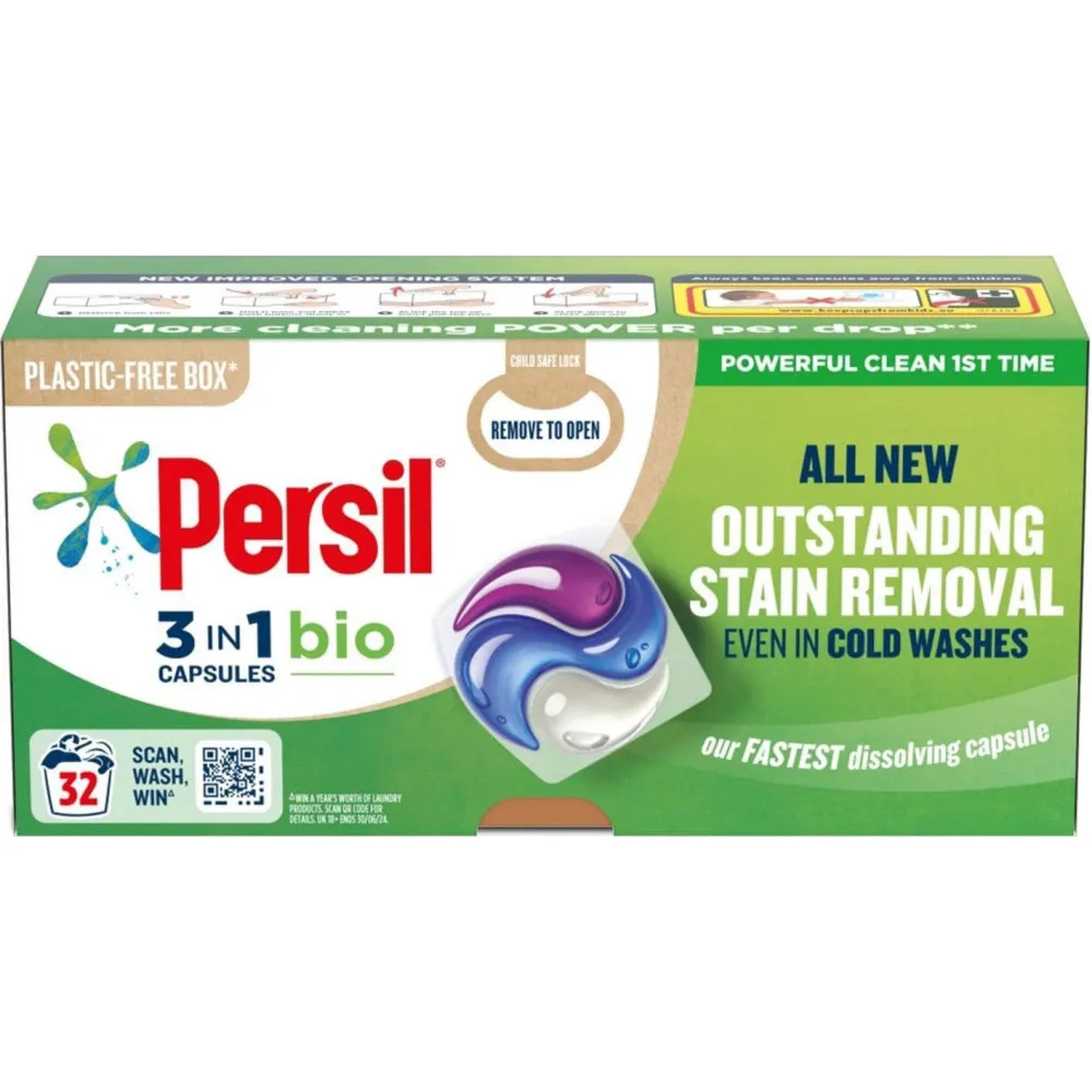 Капсули для прання Persil 3 in 1 Bio, 32шт.