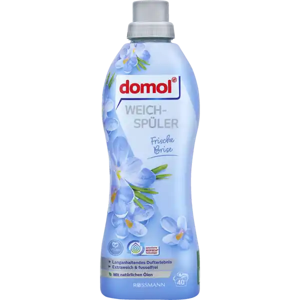 Кондиціонер для білизни, Domol Gentle Care 40 прань, 1 л.