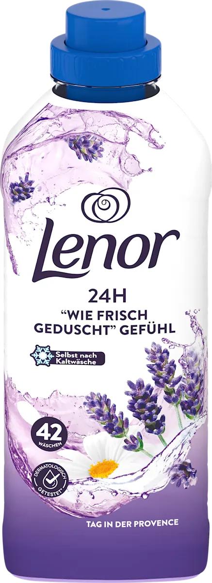 Кондиціонер для білизни, Lenor День у Провансі 42 прання, 882 мл