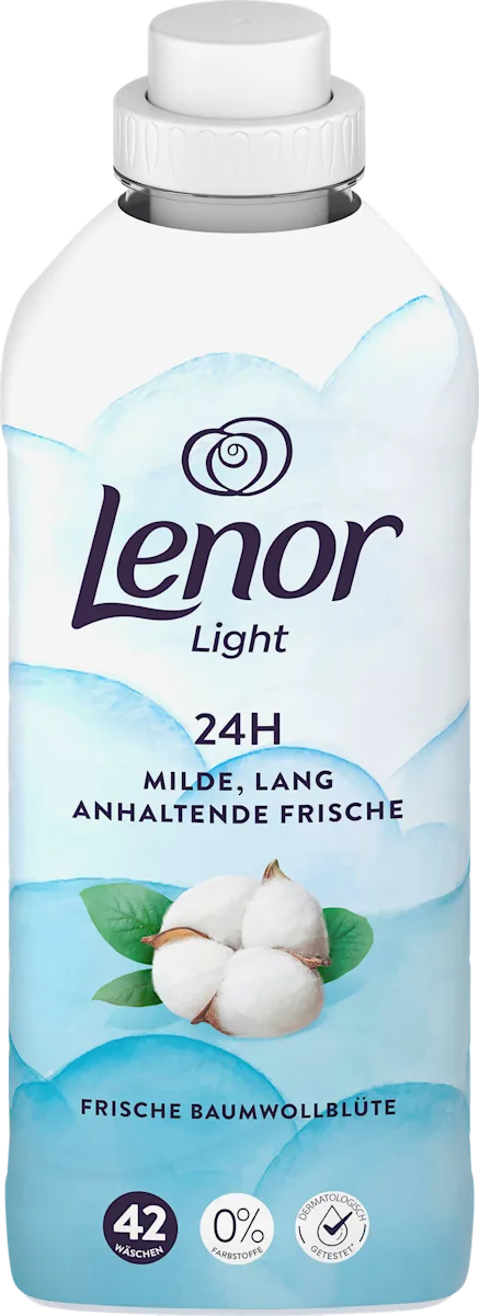 Кондиціонер для білизни, Lenor Light Fresh Cotton Blossom 42 прання, 882 мл