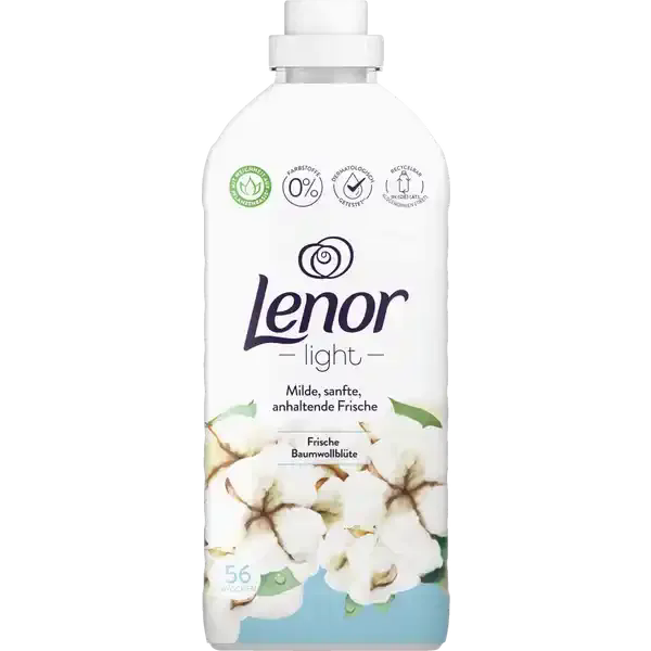 Кондиціонер для білизни, Lenor Light Fresh Cotton Blossom 56 прань, 1,4 л
