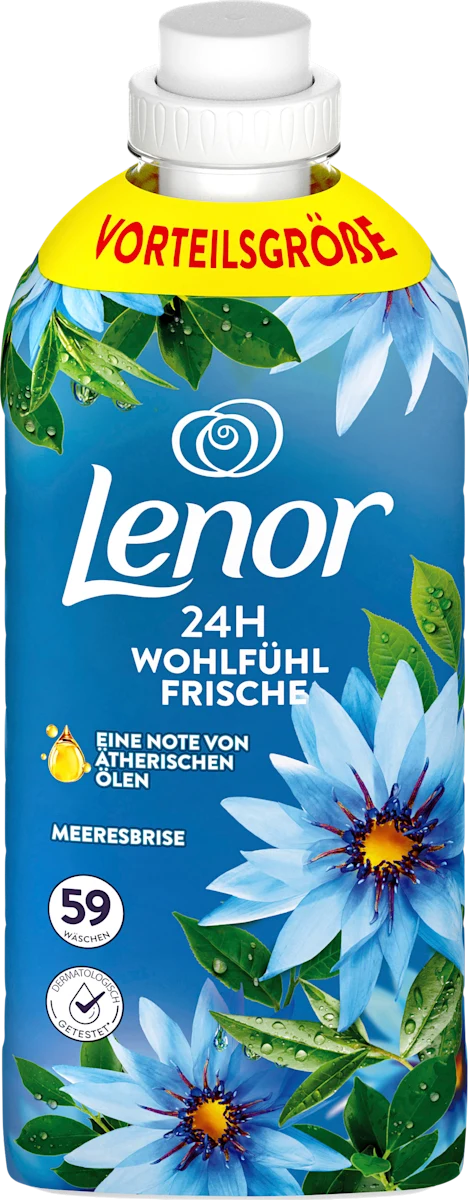 Кондиціонер для білизни, Lenor Морський бриз 59 прань, 1,239 л