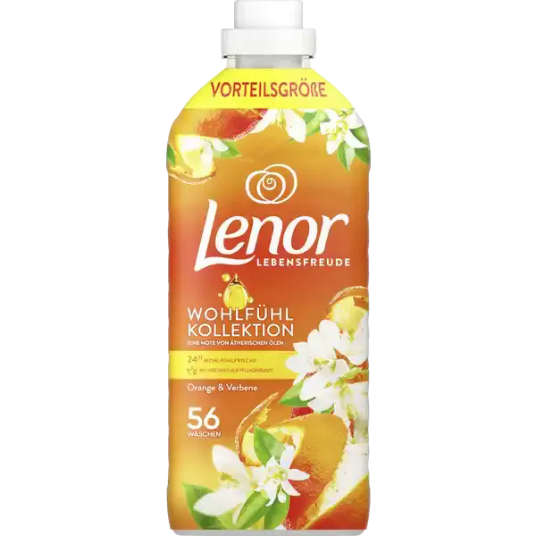 Кондиционер для белья, Lenor Orange & Verbena 56 стирок, 1,4 л