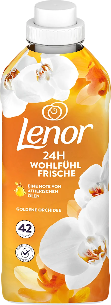 Кондиціонер для білизни, Lenor Орхідея і Ваніль 42 прання, 882 мл