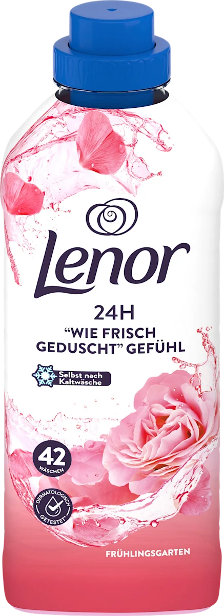 Кондиціонер для білизни, Lenor Spring Garden 42 прання, 882 мл
