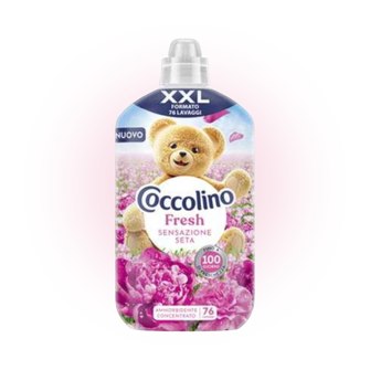 Кондиционер для белья Coccolino Intense Care концентрированный кондиционер для стирки Sensatione Seta 1,75 мл (76 стирок)