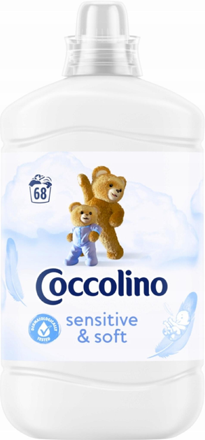 Кондиционер для белья Coccolino Sensitive & Soft, 1.7 л (68 стирок)