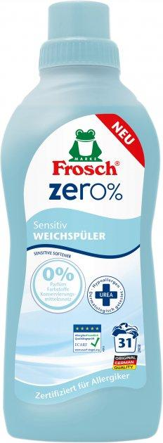 Кондиціонер-ополіскувач Frosch Zero%, 750 мл