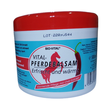 Кінський бальзам з перцем Bio-Vital, 500 мл