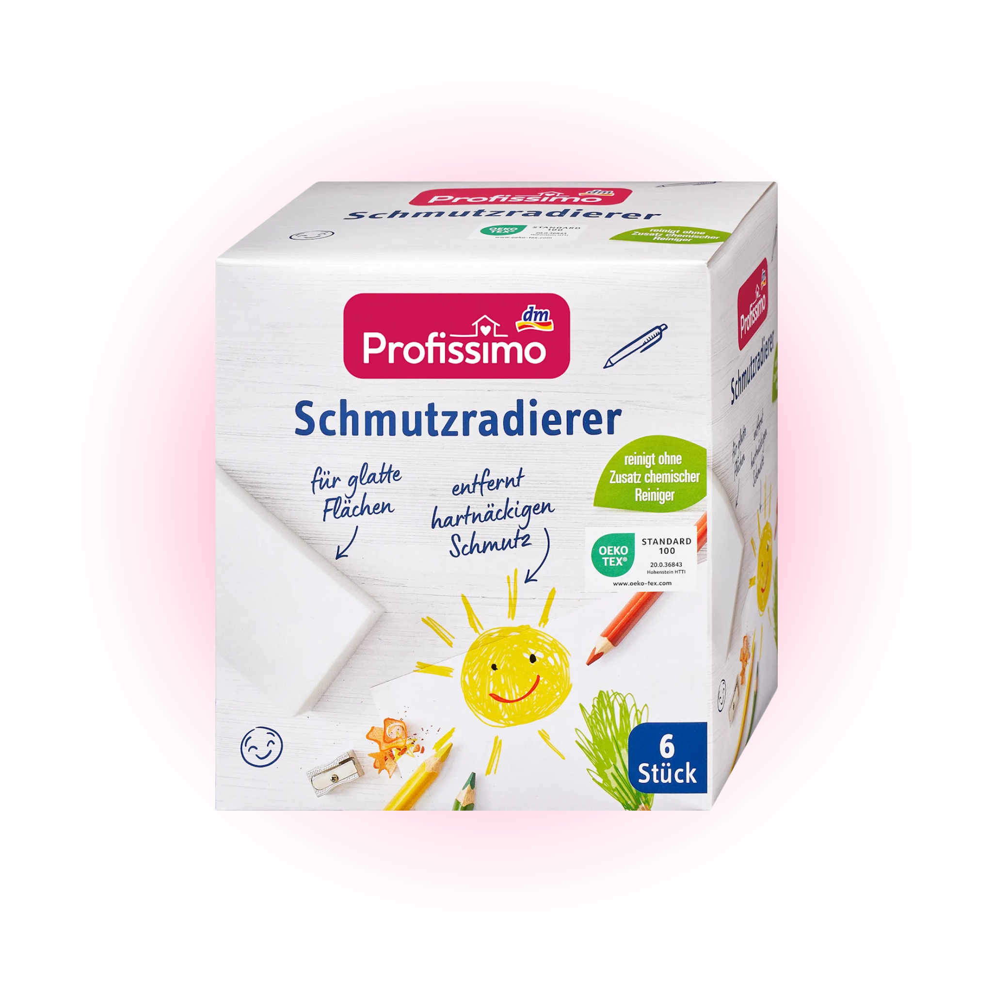 Меламінові губки Profissimo Schmutzradierer, 6 шт