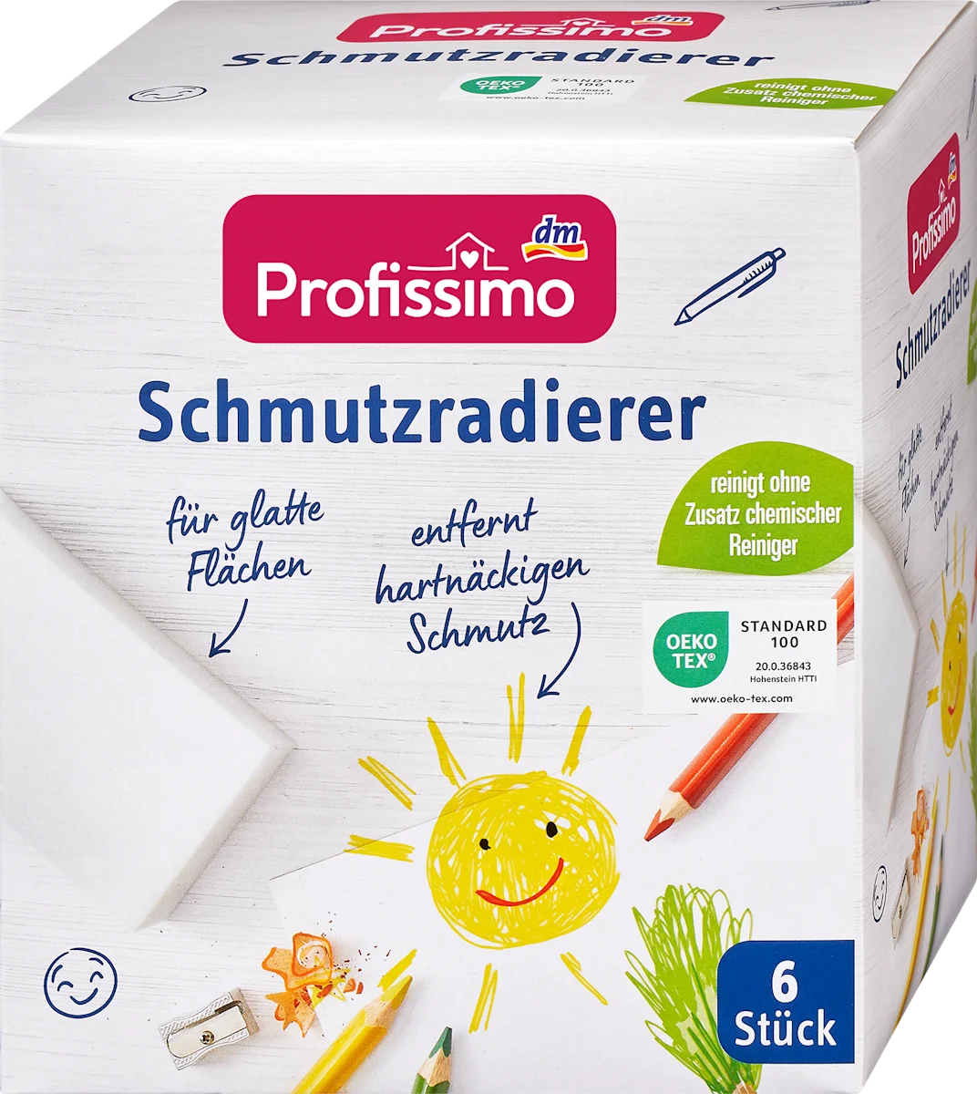 Меламінові губки Profissimo Schmutzradierer, 6 шт