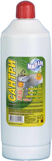 Гель для чистки сантехники "Милам Сантри", 1 л