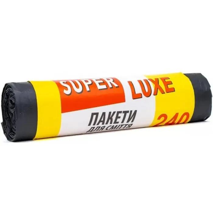 Мусорные пакеты Super Luxe 240 л, 5 шт