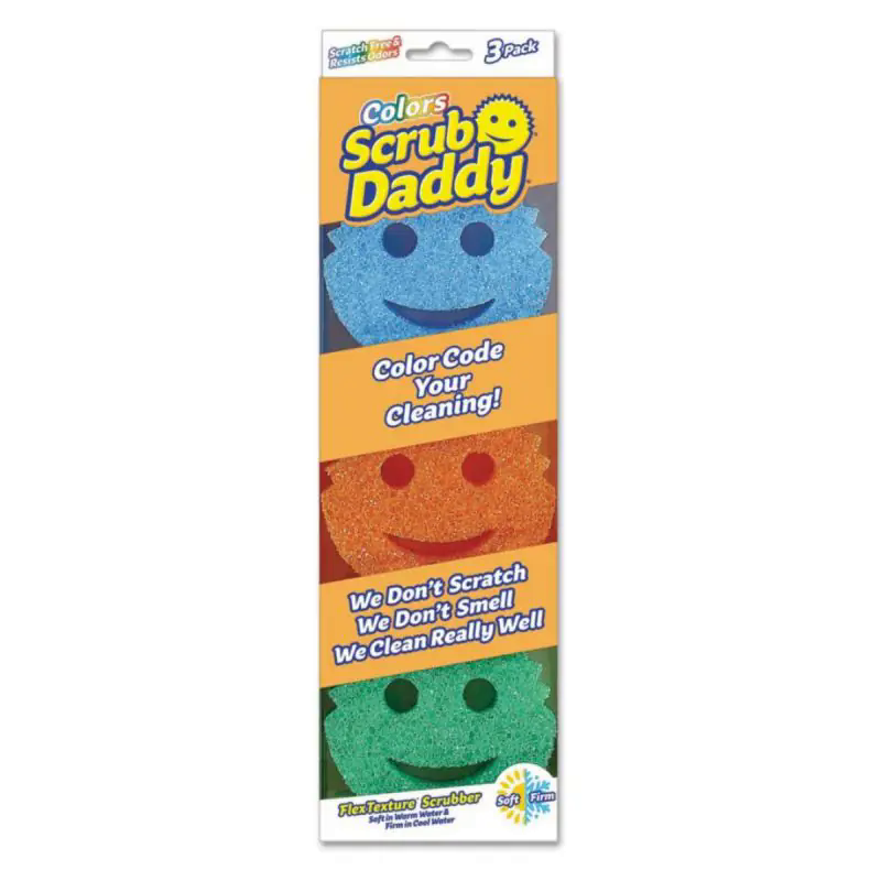 Набір губок Scrub Daddy Colors, 3 шт