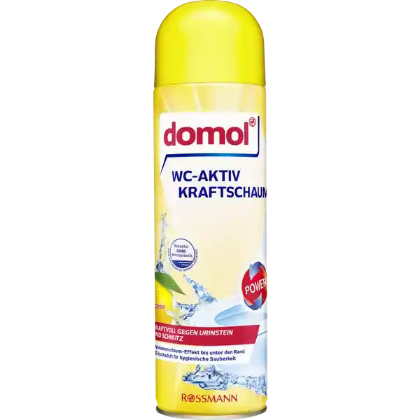 Очищувач унітазу, Domol WC-Active Power Foam Цитрус 500 мл.