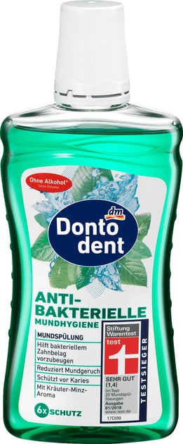 Ополаскиватель для полости рта Dontodent Anti-Bakterielle, 500 мл