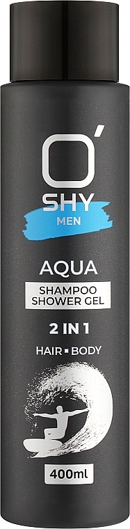 Шампунь-гель для душа O'Shy AQUA 2в1 для мужчин, 400 мл