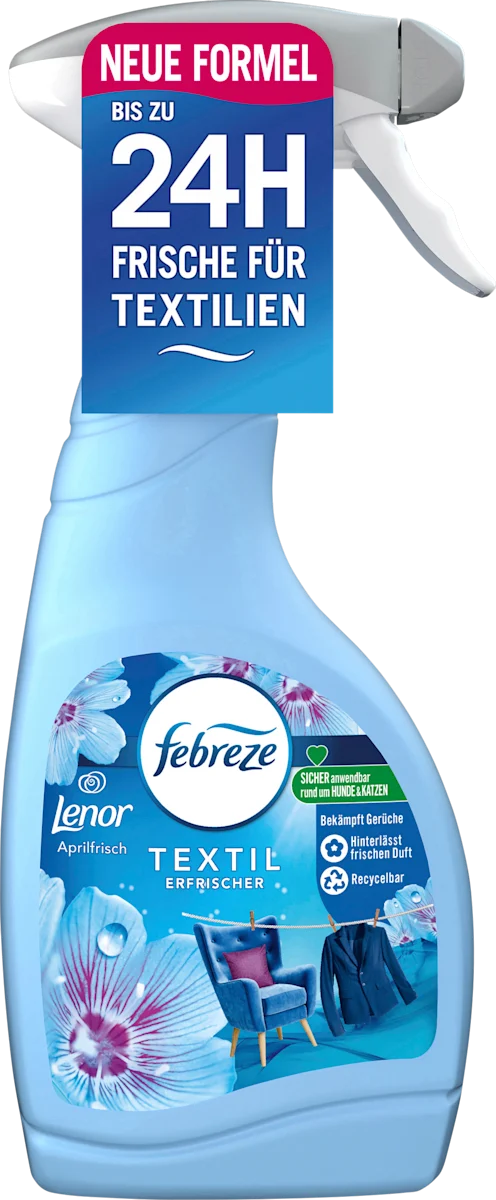 Освіжувач для одягу та текстилю Lenor Febreze Textilerfrischer Aprilfrisch, 500 мл