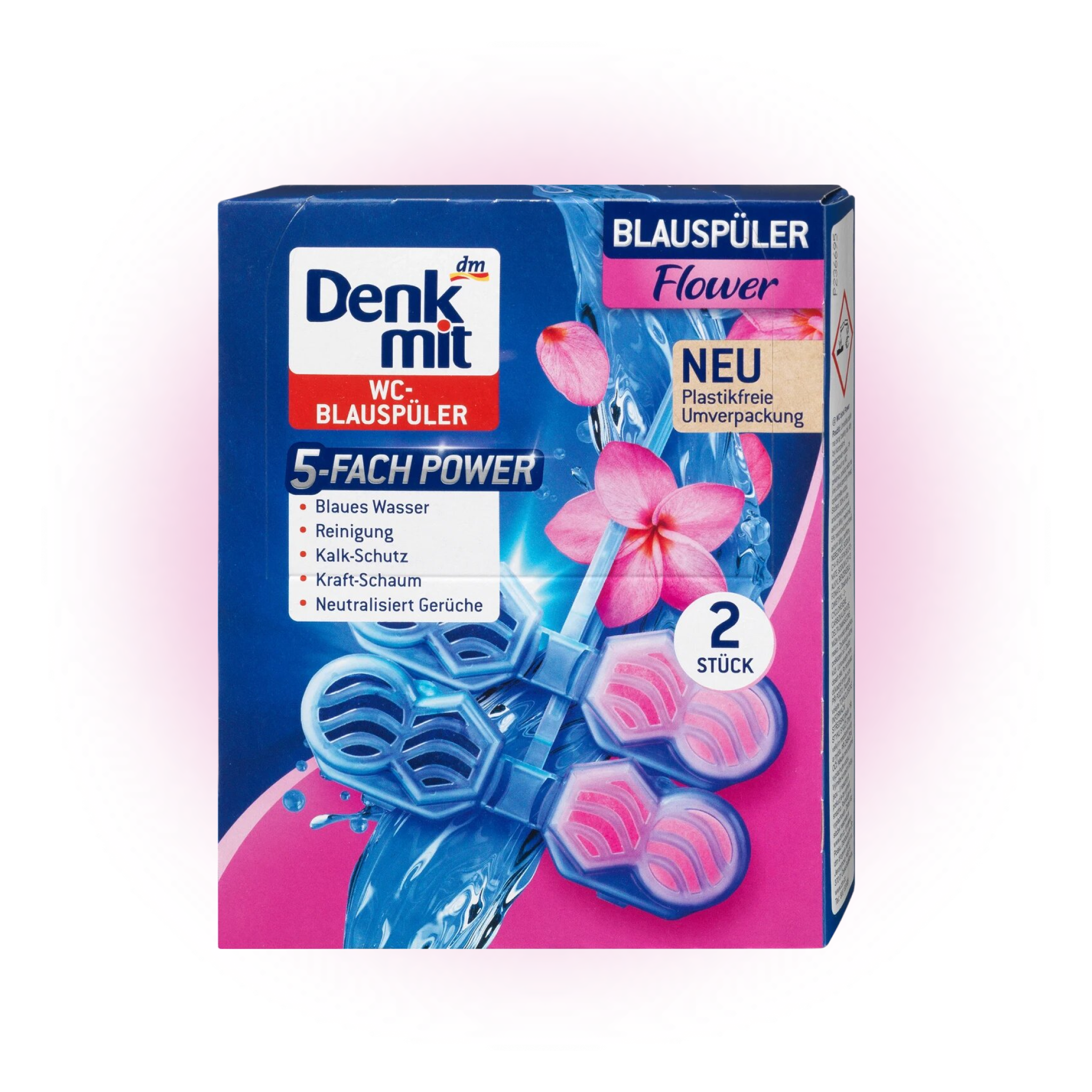 Освіжувач для унітазу з ароматом квітів Denkmit WC Freshener Flower Scent, 2 шт.