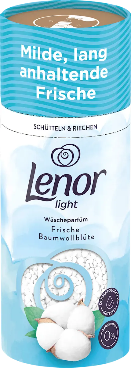 Парфумовані гранули Lenor котон Wäscheparfüm Light Frische Baumwollblüte 155г