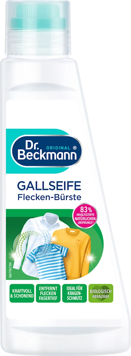 Плямовивідник зі щіткою Dr.Beckmann Gallseife Flecken-Bürste, 250 мл