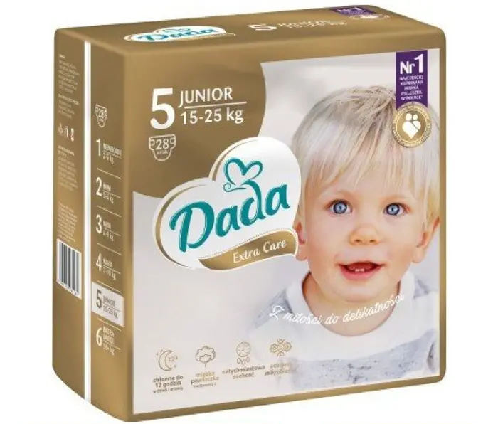 Підгузки Dada Extra Care розмір 5 (15-25 кг), 28 шт
