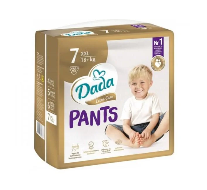 Підгузки-трусики Dada Extra Care розмір 7 (18+ кг), 28 шт