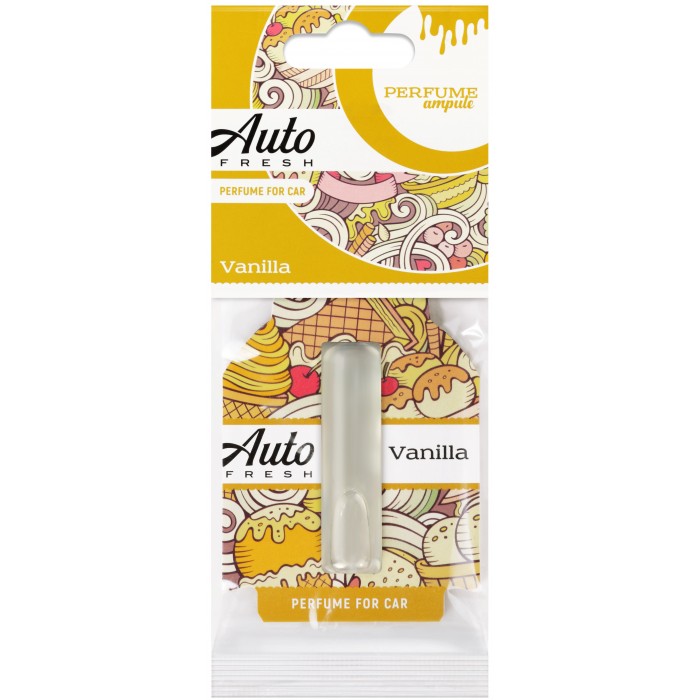 Підвісний ароматизатор для авто Auto Fresh Vanilla, ампула, 1 шт
