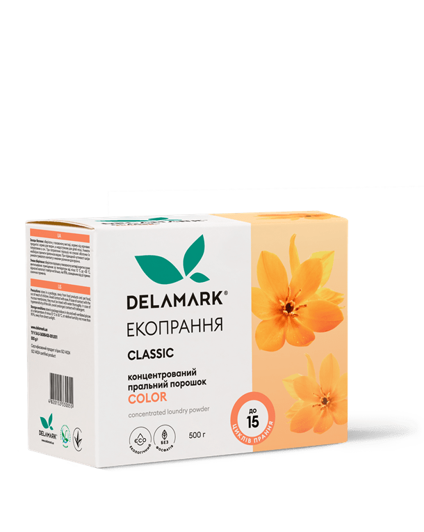 Порошок безфосфатний концентрат Color 0,5 кг DeLaMark