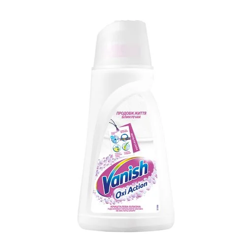 Плямовивідник і відбілювач Vanish Oxi Action White 1 л