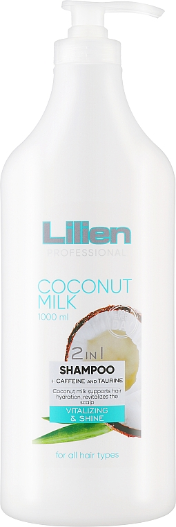 Шампунь для всіх типів волосся Lilien Professional Shampoo Coconut, 1 л