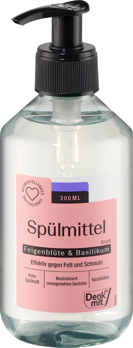 Засіб для миття посуду Denkmit Spulmittel Feigenblute & Basilikum, 300 мл