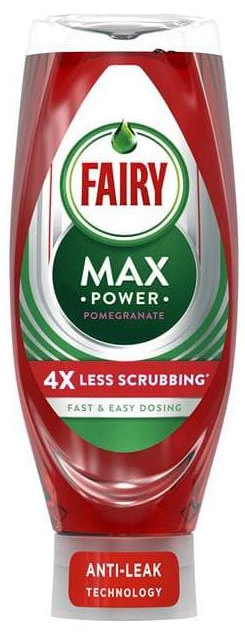 Засіб для миття посуду Fairy Max Power Pomegranate, 650 мл.