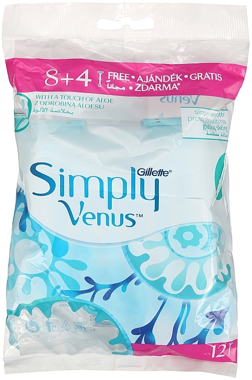 Станок для гоління жіночий Gillette Venus Simply, 12 шт