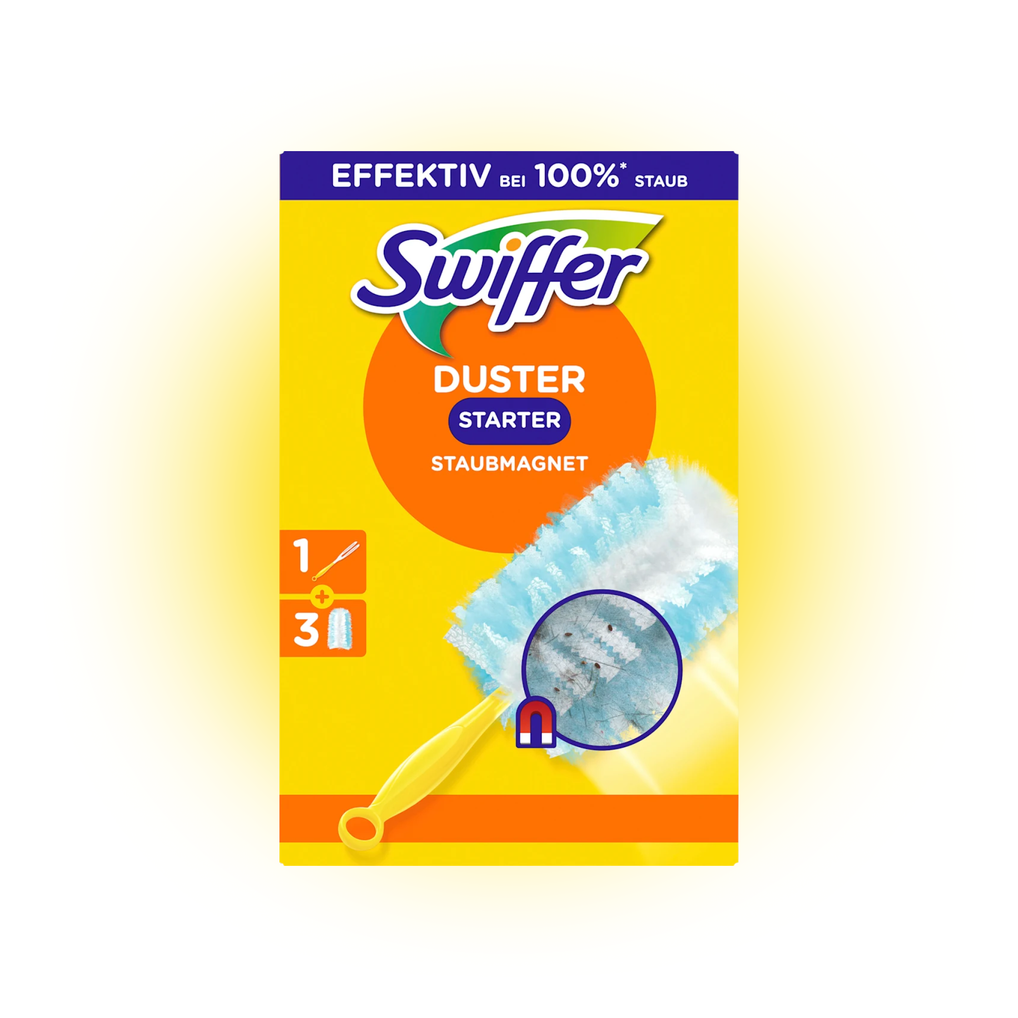 Стартовий набір пилових магнітів Swiffer, 1 тримач + 3 насадки