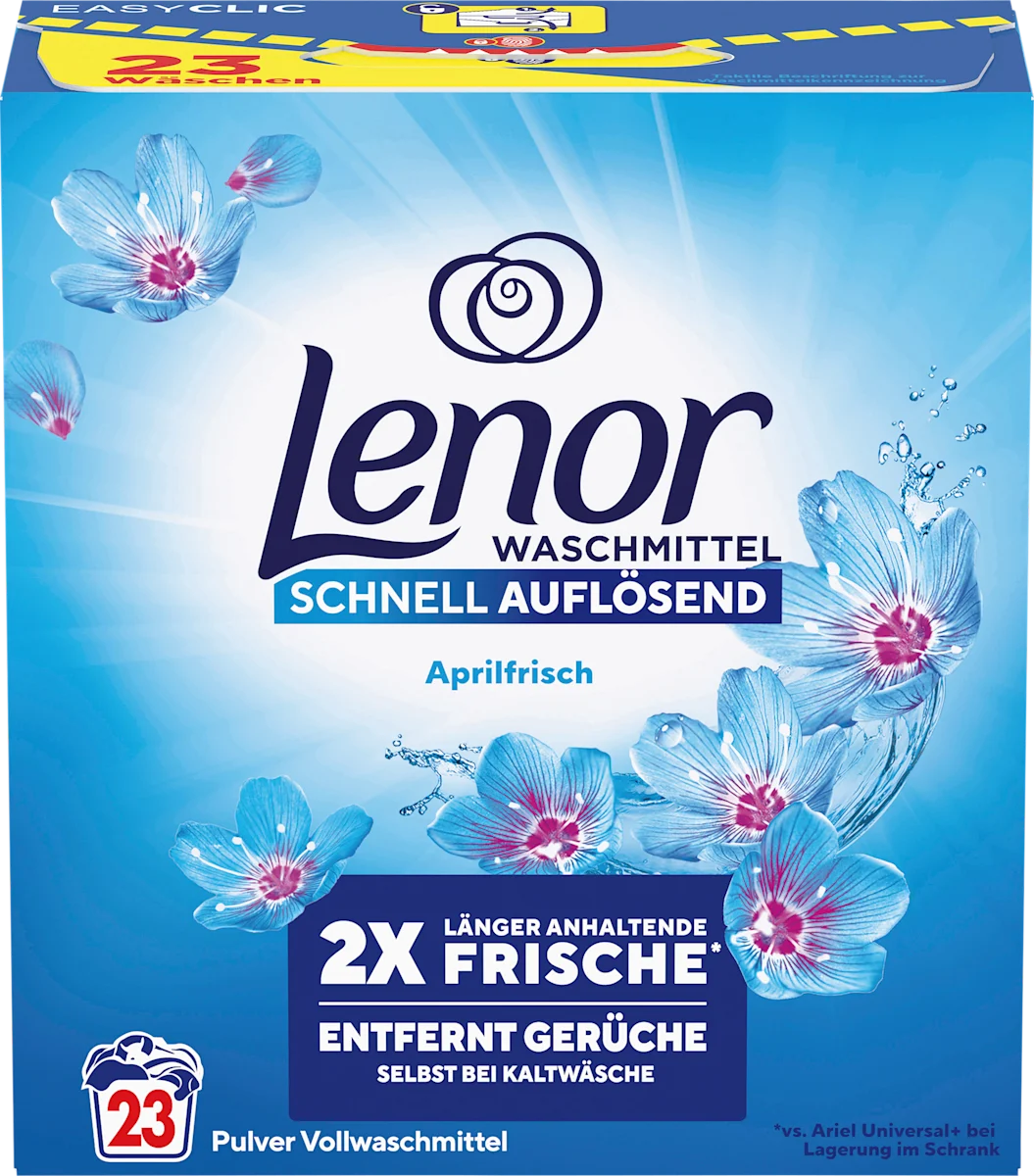 Пральний порошок, Lenor Квітнева свіжість 23 прання, 1,265 кг.
