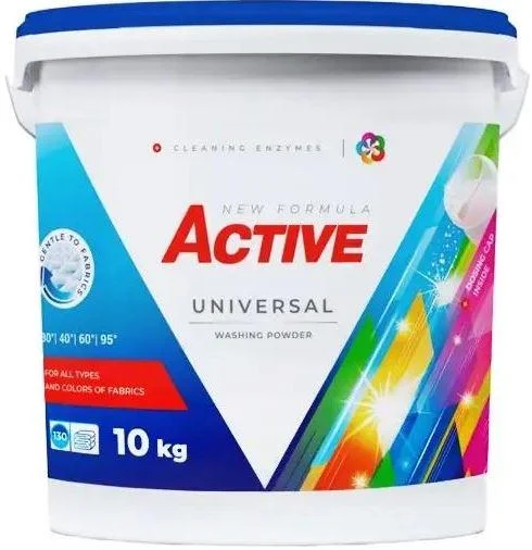 Пральний порошок для кольорових речей Active Color, відро, 10кг