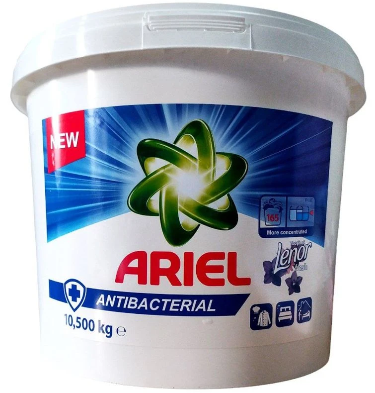 Пральний порошок Ariel Antibacterial, відро, 10.5кг