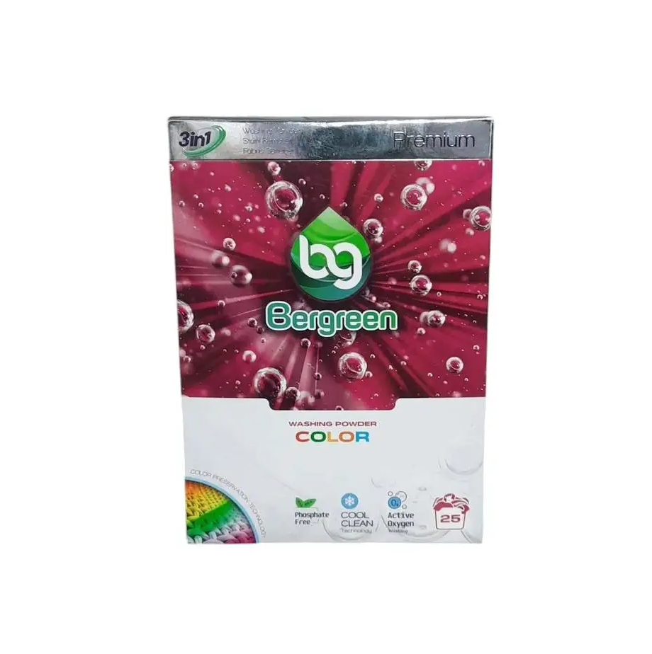 Пральний порошок для кольорових речей Bergreen Premium Color, 1.32кг.