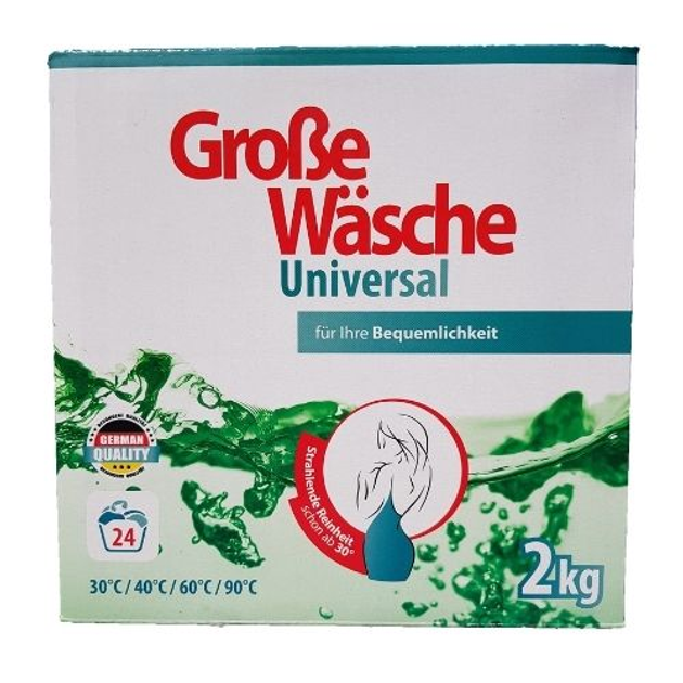 Пральний порошок Grosse Wasche Universal 24 прання, 2кг.