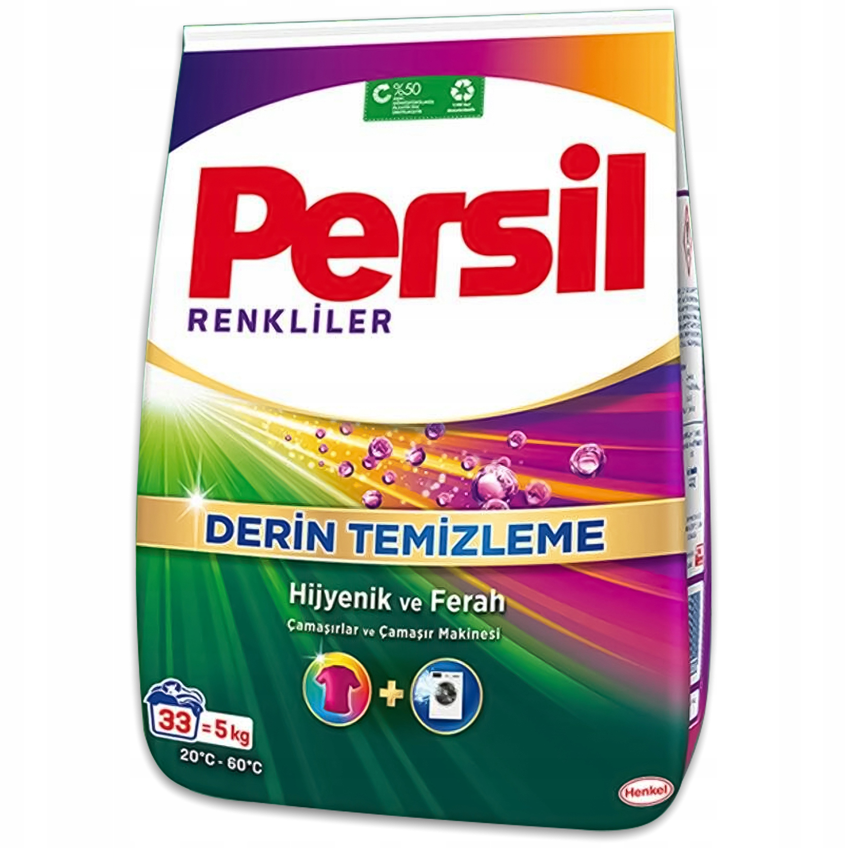 Пральний порошок Persil Renkliler 33 прання, 5кг.
