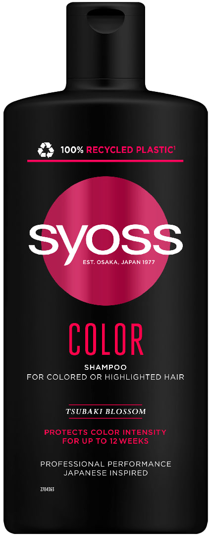 Шампунь SYOSS Color с экстрактом камелии для окрашенных волос, 440 мл
