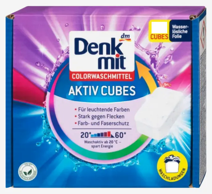 Таблетки для стирки цветных вещей Denkmit For colored things, 30 шт.