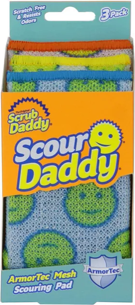 Универсальная губка для чистки Scrub Daddy, 3 шт