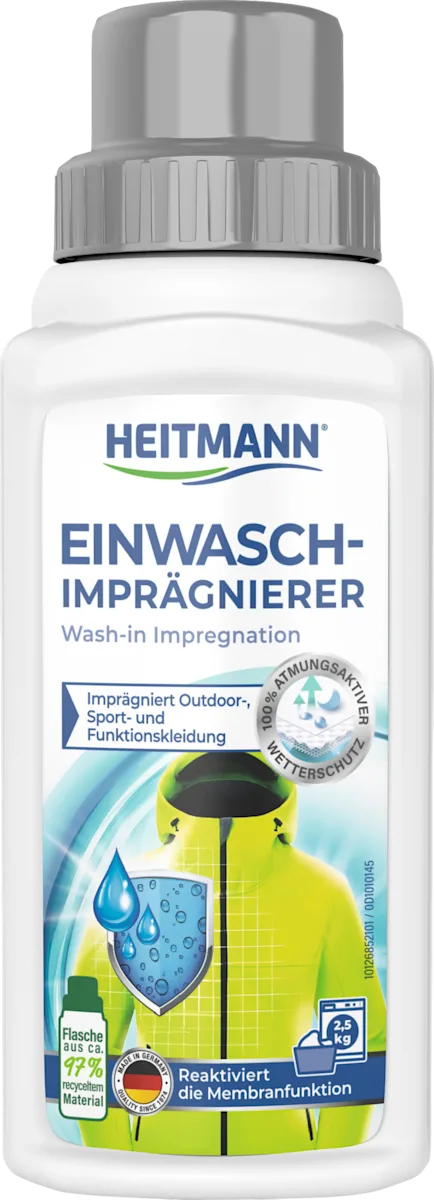 Водовідштовхувальний засіб для одягу Heitmann Einwasch-Impragnierer, 250 мл