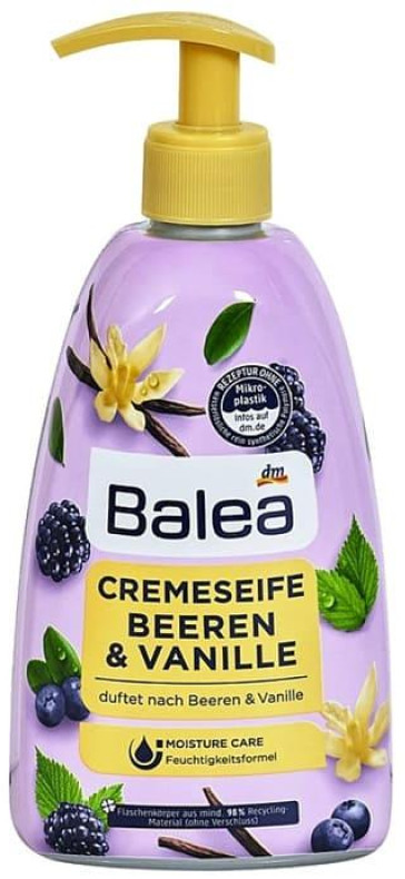 Рідке мило Balea Creme Seife Beeren & Vanille, 500 мл