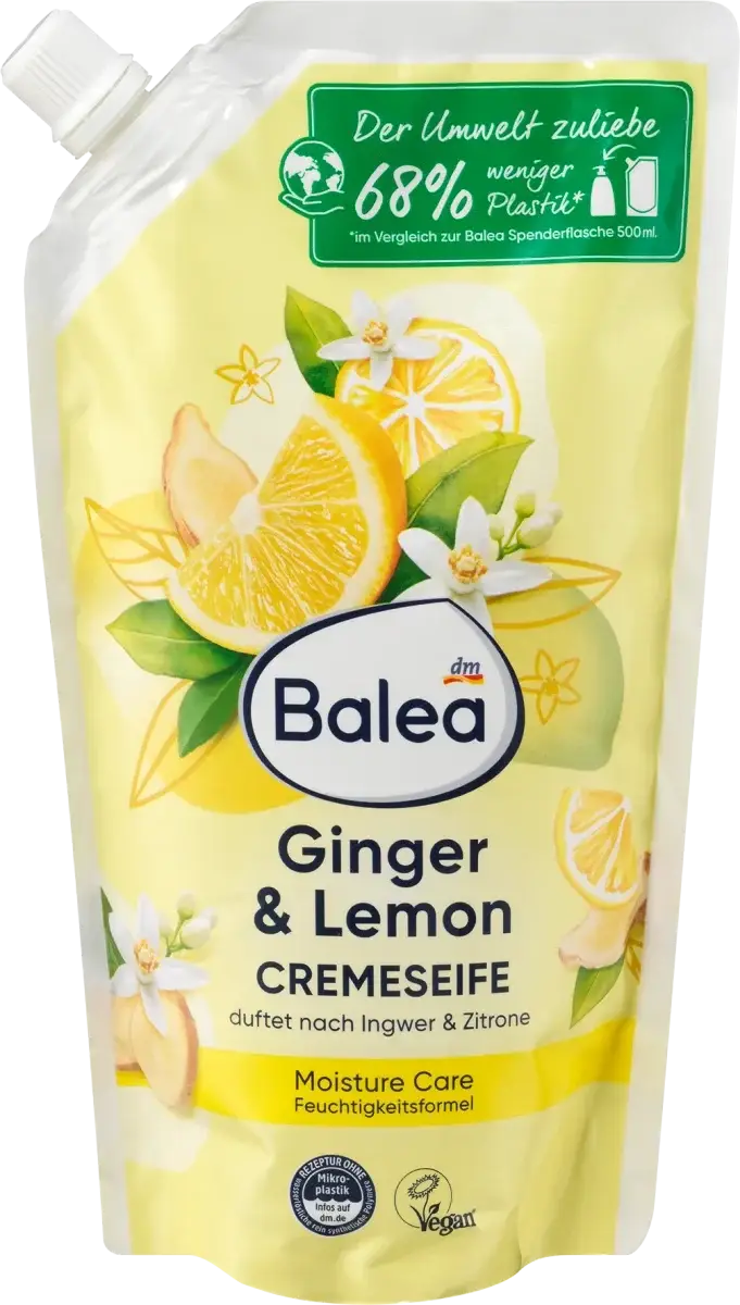 Рідке мило Balea Ginger & Lemon запаска, 500 мл